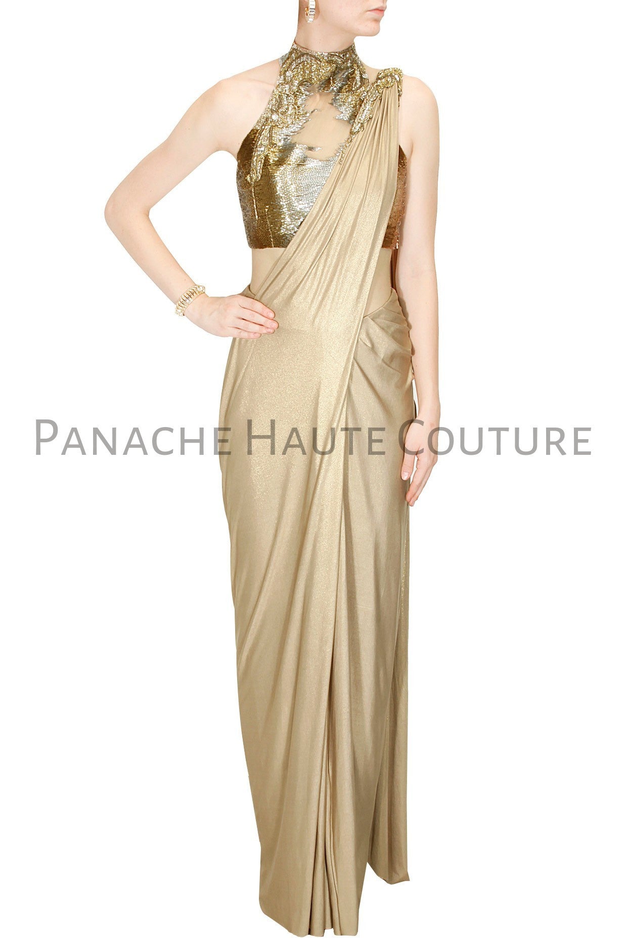 Gold Gown - Buy Trending Gold Color Gown at Best Price - Kloth Trend
